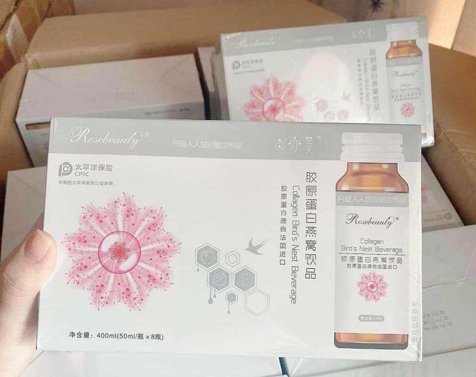 Collagen Rose Beauty - Siro Colagen trắng da chính hãng nội địa Trung Quốc 12