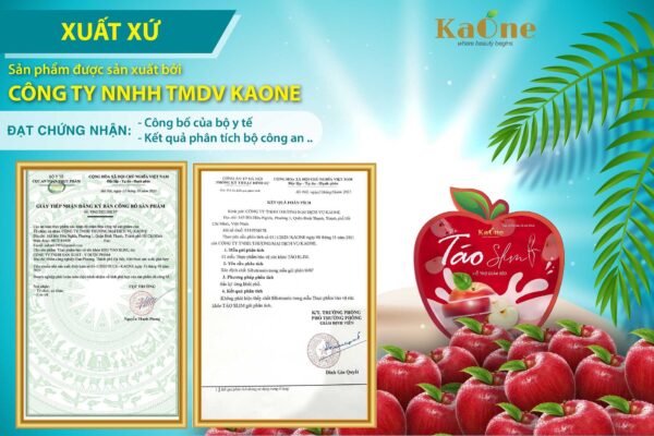 Kẹo Táo Slim KaOne - Kết quả phân tích không chất cấm Sibutramin của Bộ Công an và Công bố của Bộ Y tế